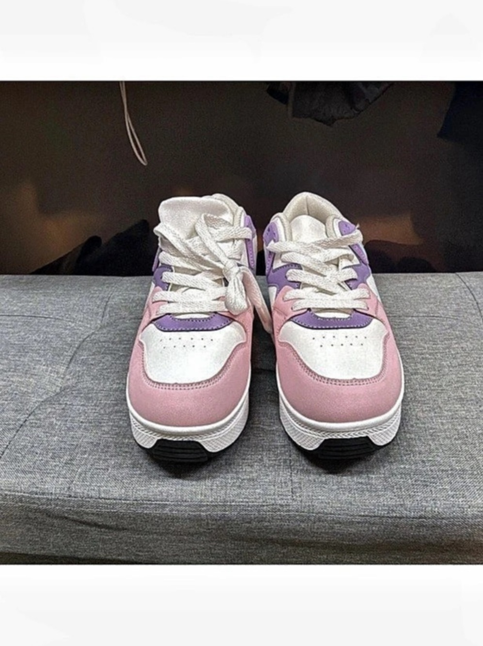 Pink & Purple Sneakers US 8 Like New